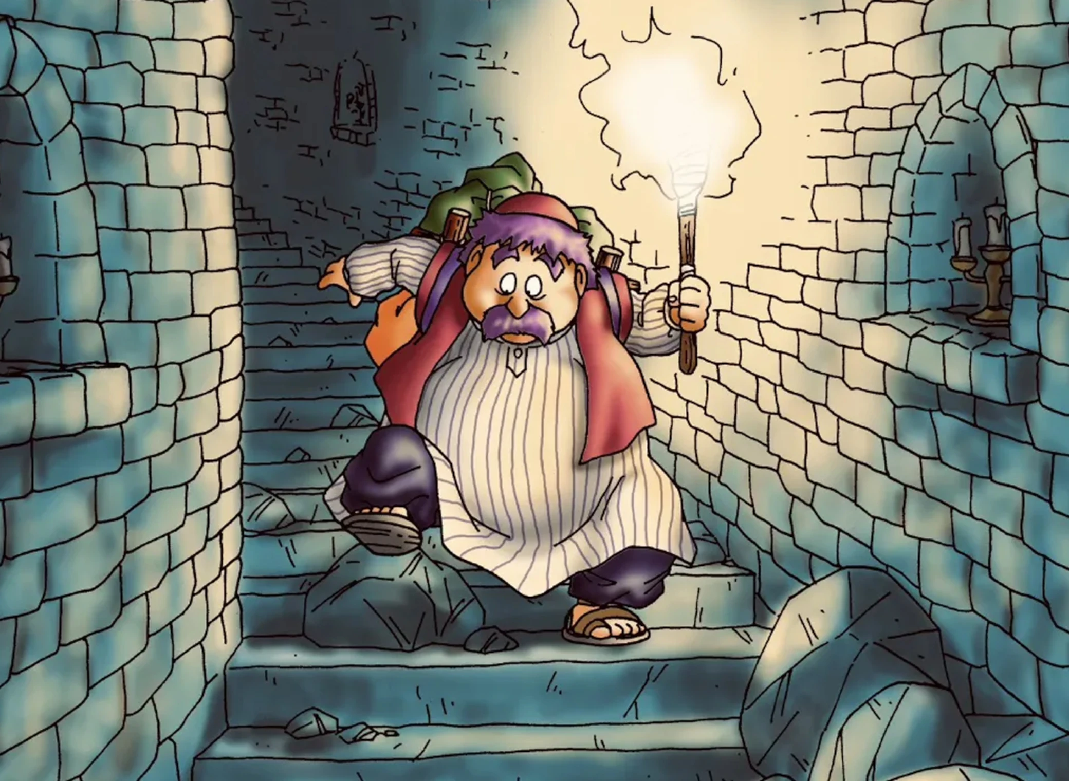 Dragon-Quest-Heroes-Torneko-s-Mystery-Dungeon-Classic-HD-illustration