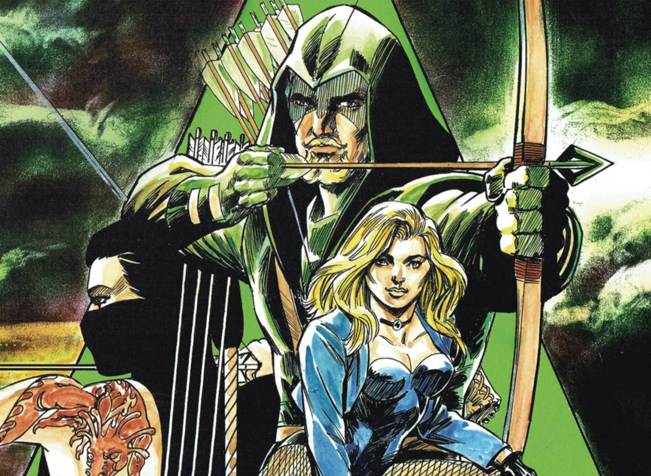 Green_Arrow_The_Longbow_Hunters_illustration